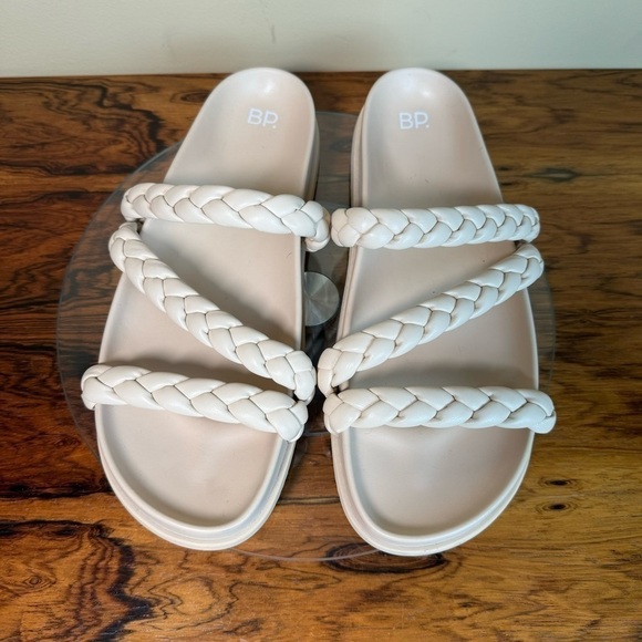 BP Keaton Braided Slide Sandal Beige in size 12 - Picture 7 of 13